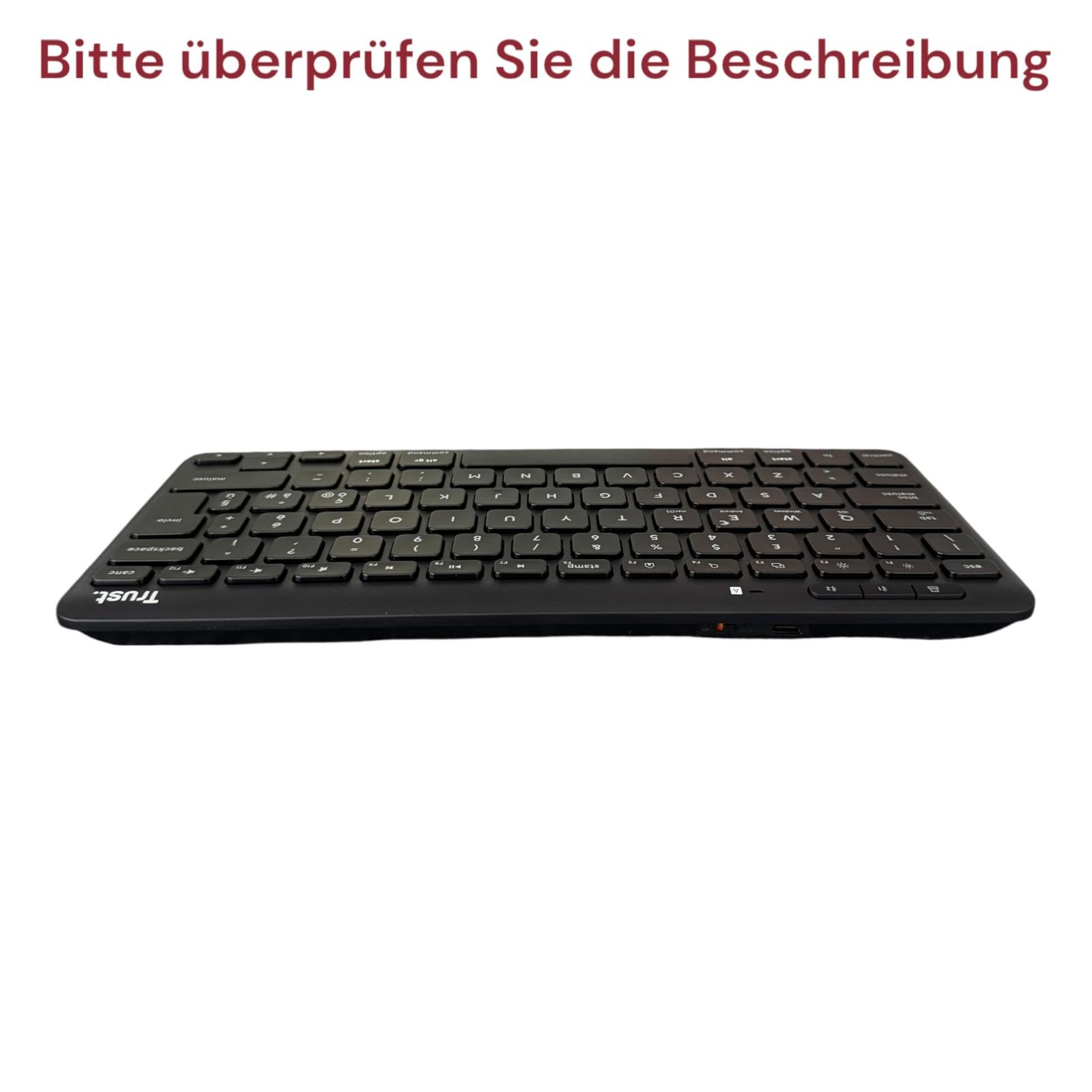 Trust Lyra Wireless Tastatur Bluetooth QWERTY IT ohne Maus