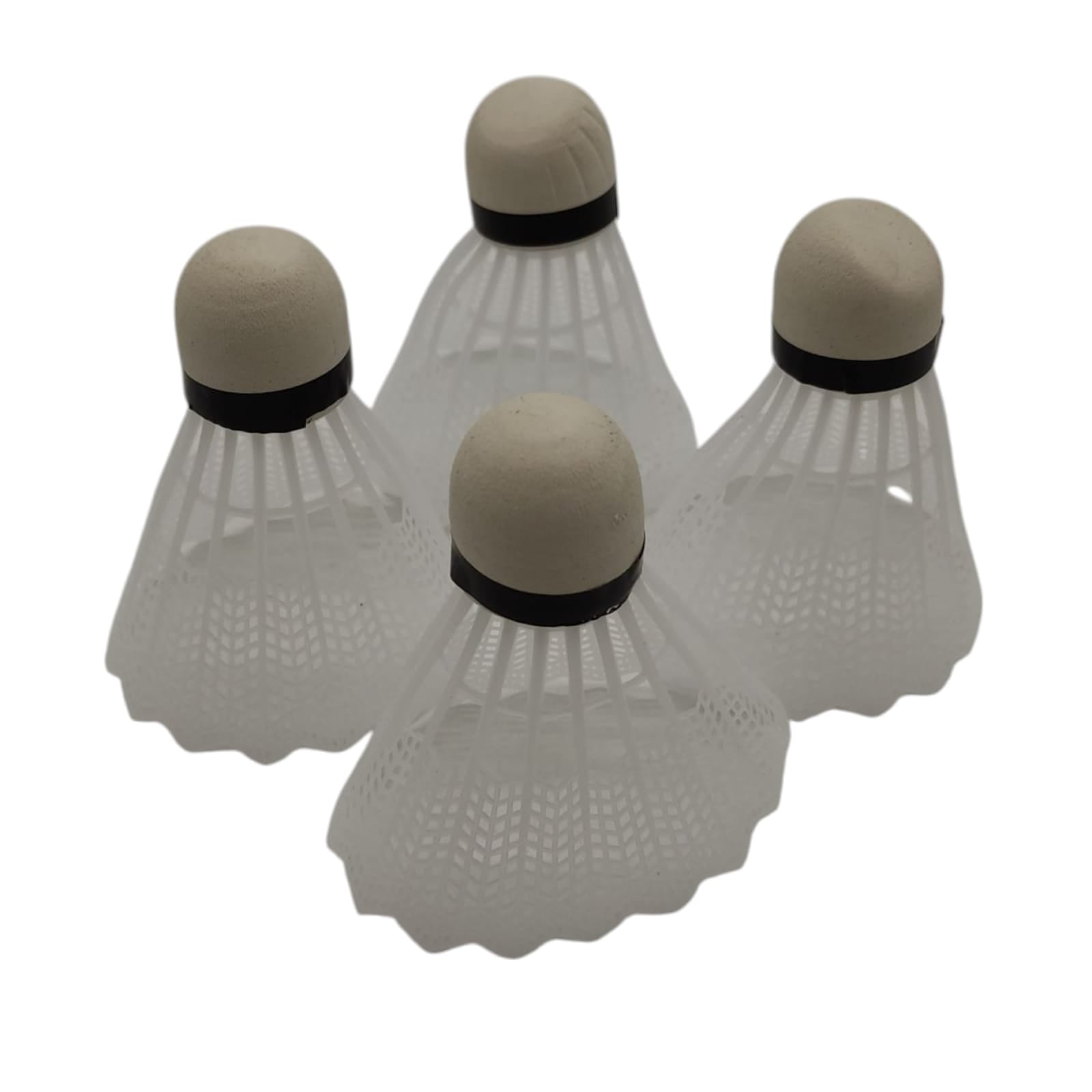 Badminton Set 4 Schläger 4 Federbälle mit Box