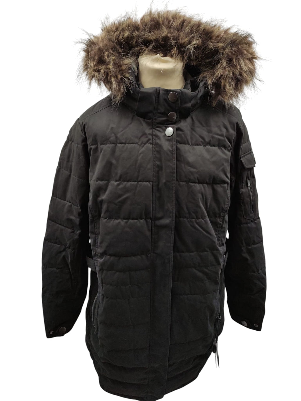 STOY WMN Quilted PRK A Steppparka Damen schwarz Größe 52
