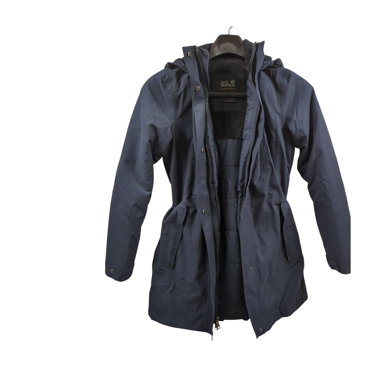 Jack Wolfskin Madison Avenue Mantel Damen Nachtblau Größe M