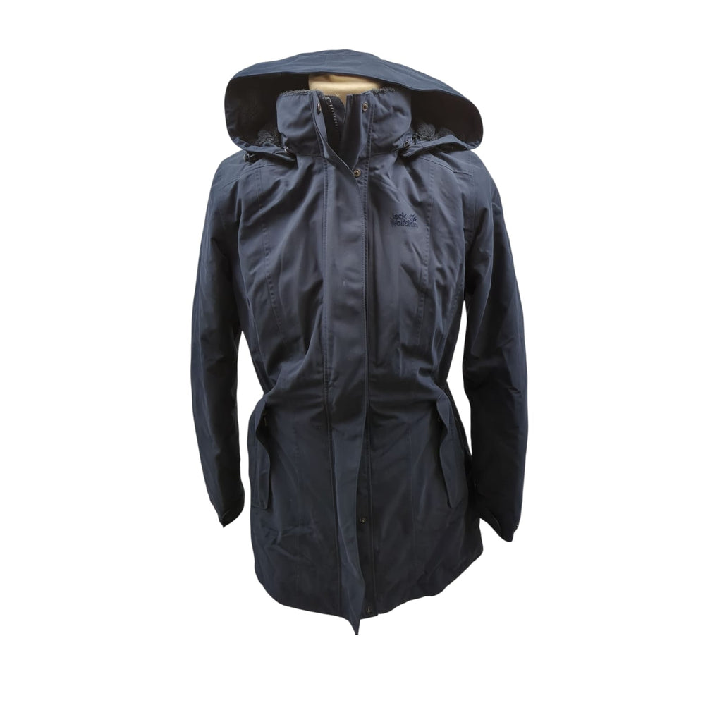 Jack Wolfskin Madison Avenue Mantel Damen Nachtblau Größe M
