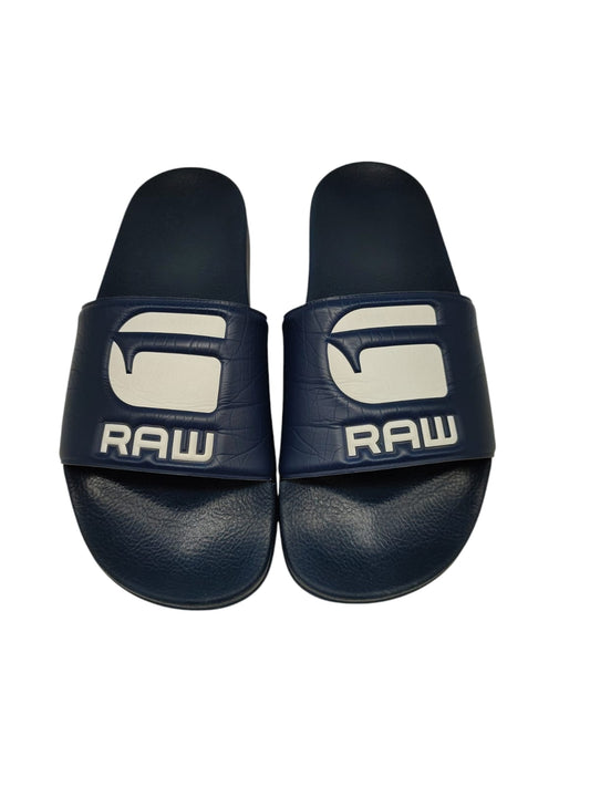 G-Star, Herren, Sandal, Cart Slide Artwork, milk/dk saru blue AO, 40