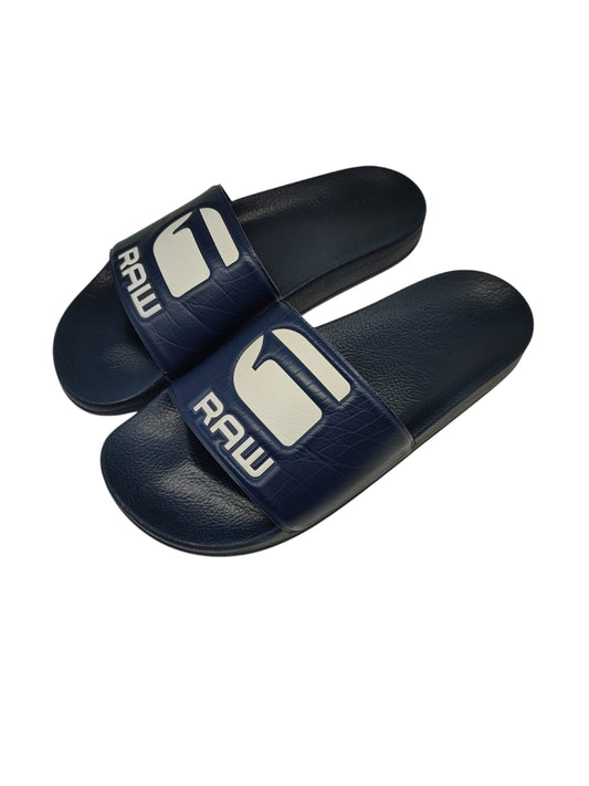 G-Star, Herren, Sandal, Cart Slide Artwork, milk/dk saru blue AO, 43