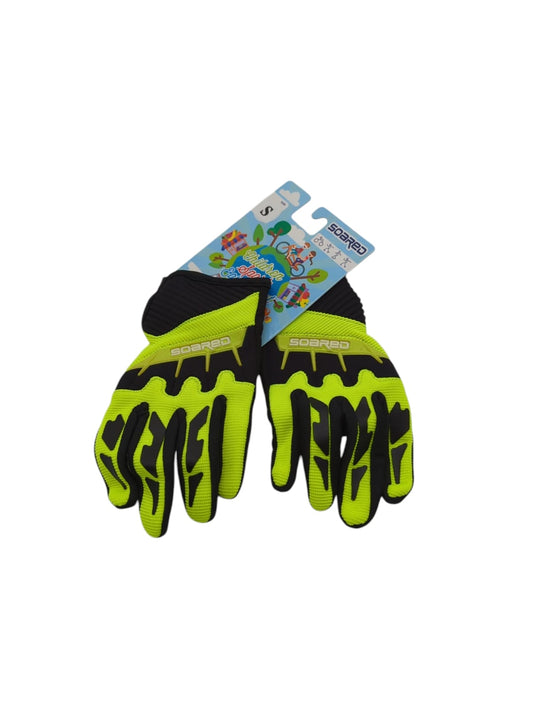 Gtopart Atmungsaktive 50g Kinder-Radhandschuhe Handschuhe Grün, S