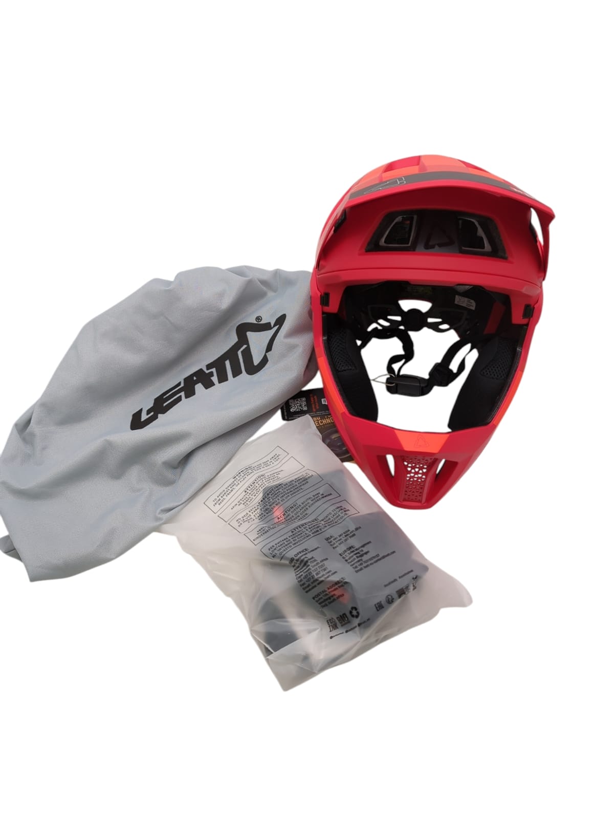 Leatt Enduro 4.0 V24 DH-zertifizierter MTB-Helm mit abnehmbarem Kinnschutz