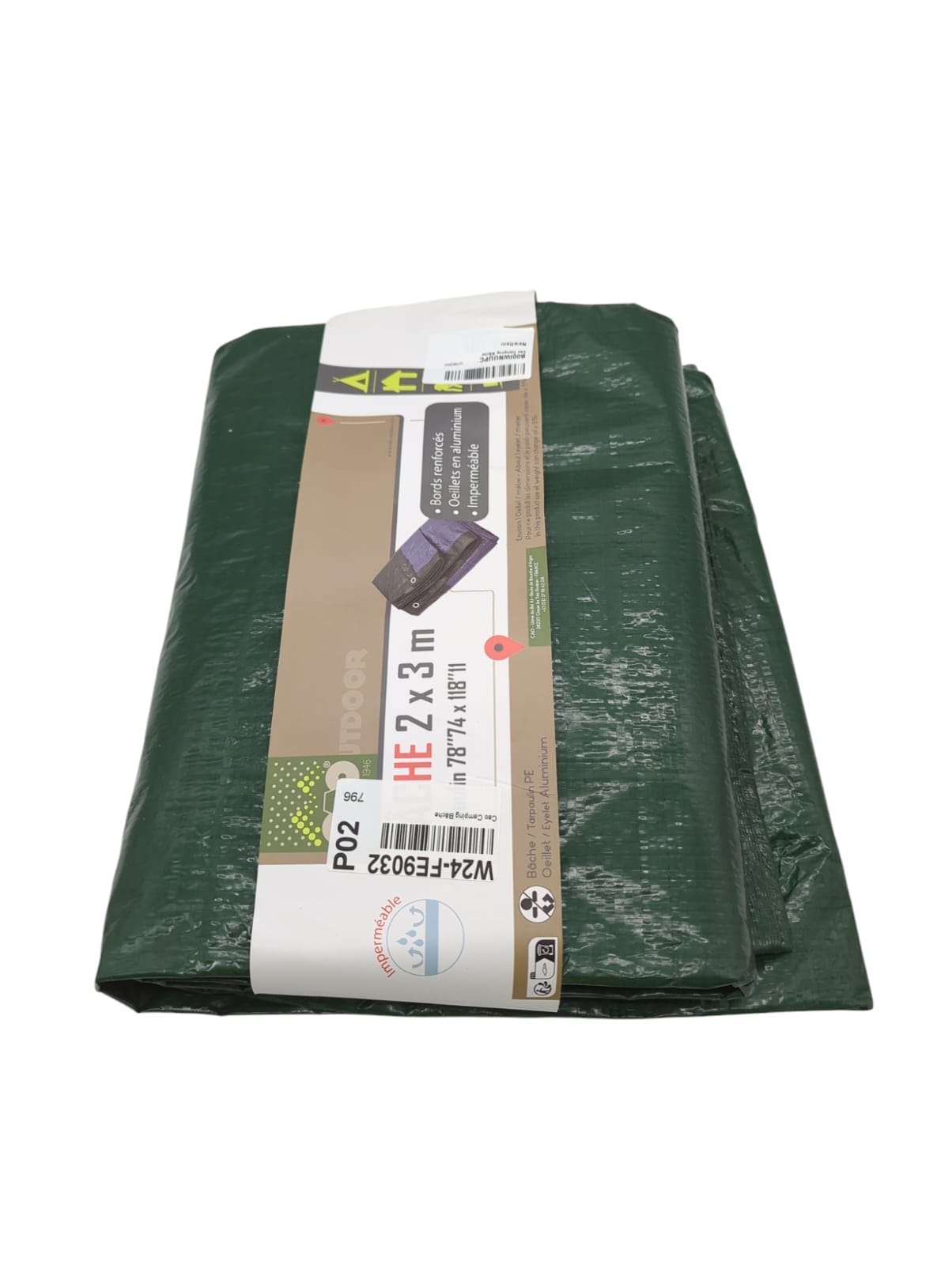 Cao Camping Bâche Plane 2x3 m