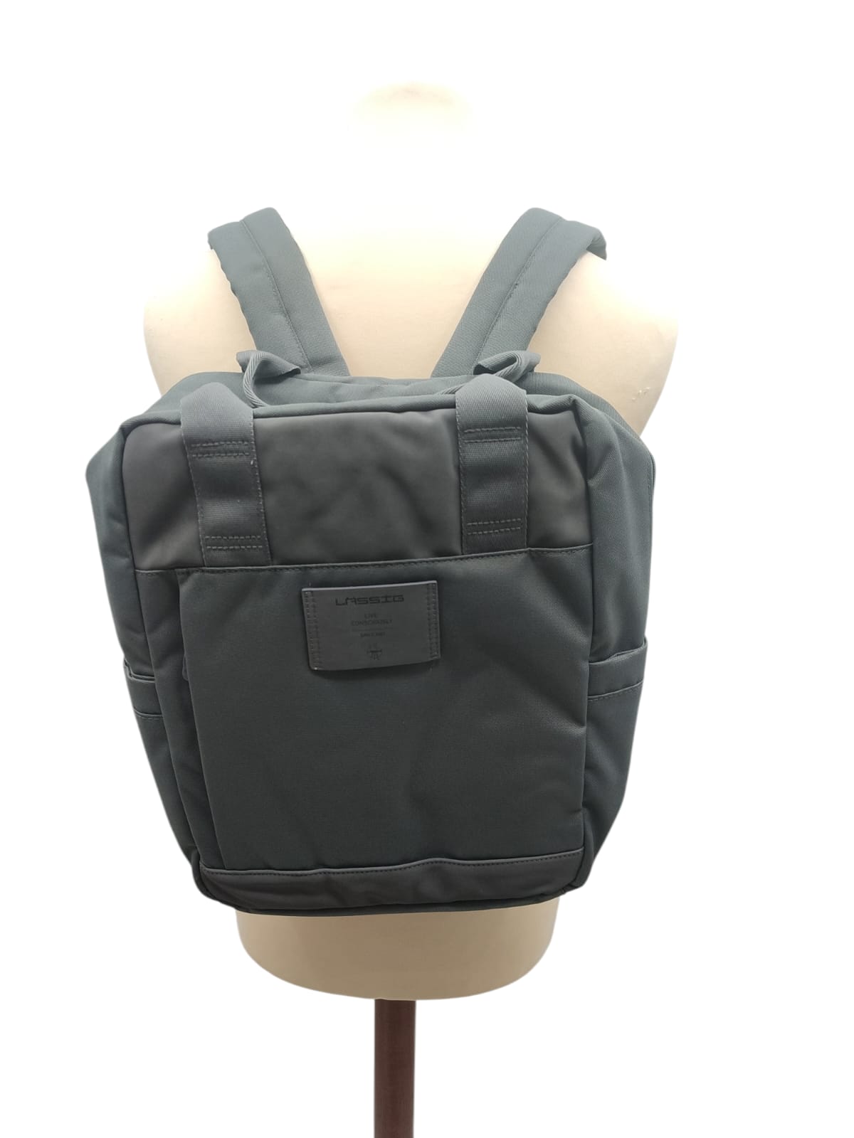 LÄSSIG Vividal GRE Wickelrucksack Nachhaltig mit Wickelunterlage