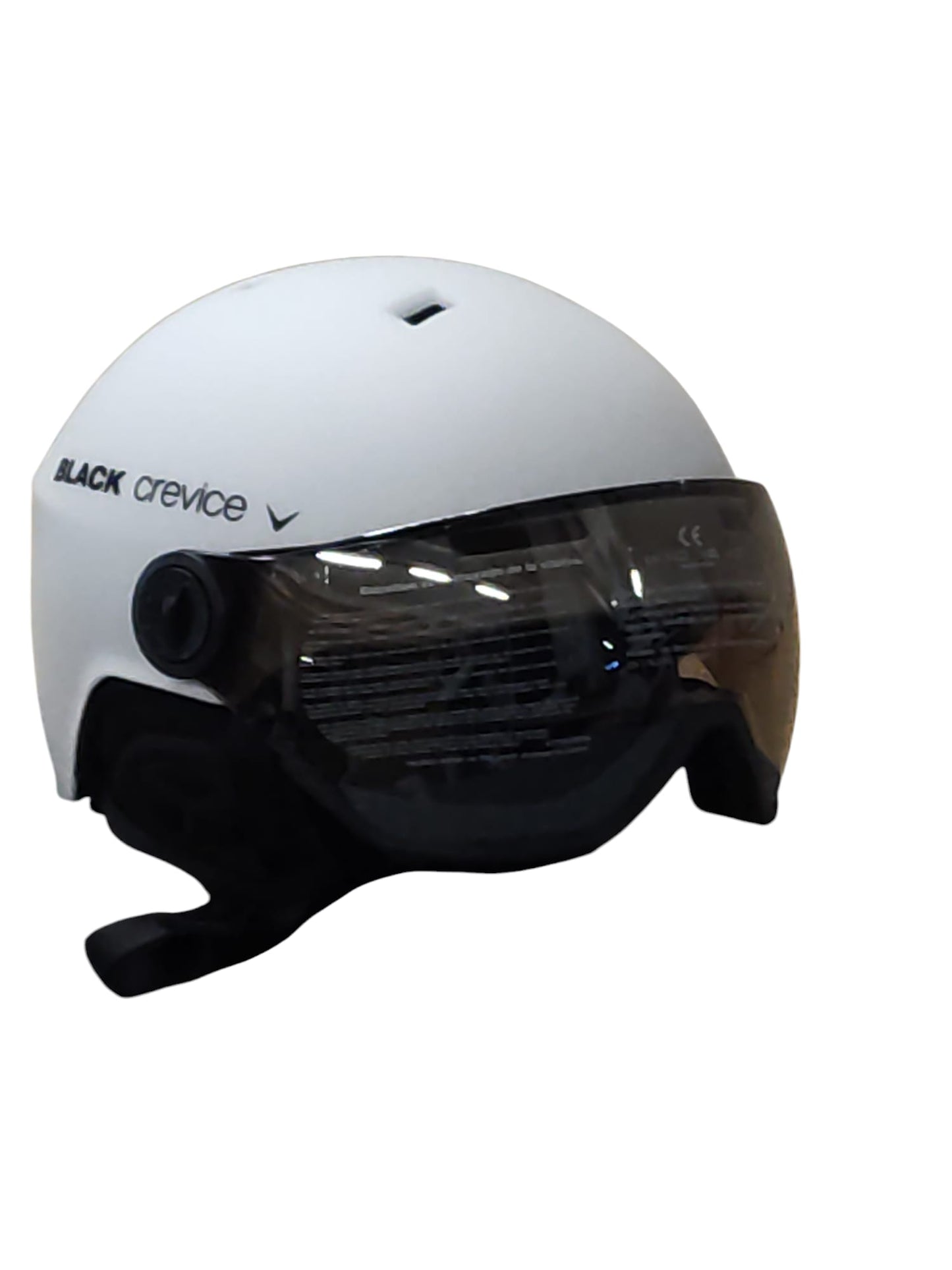 Black Crevice Arlberg Skihelm mit 2 Visieren Mixed Adult Weiß S/M 54-57 cm