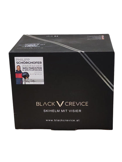 Black Crevice Arlberg Skihelm mit 2 Visieren Mixed Adult Weiß S/M 54-57 cm
