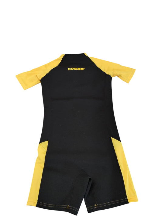 Cressi Little Shark Jr Shorty 2mmKurzarm Neoprenanzug für Kinder 11/12 Jahre