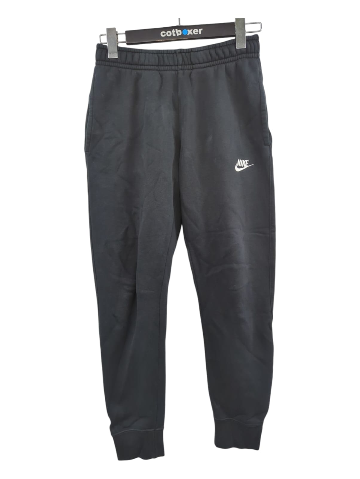 Nike Herren Jogginghose Club CF BB Schwarz Weiß Größe XS