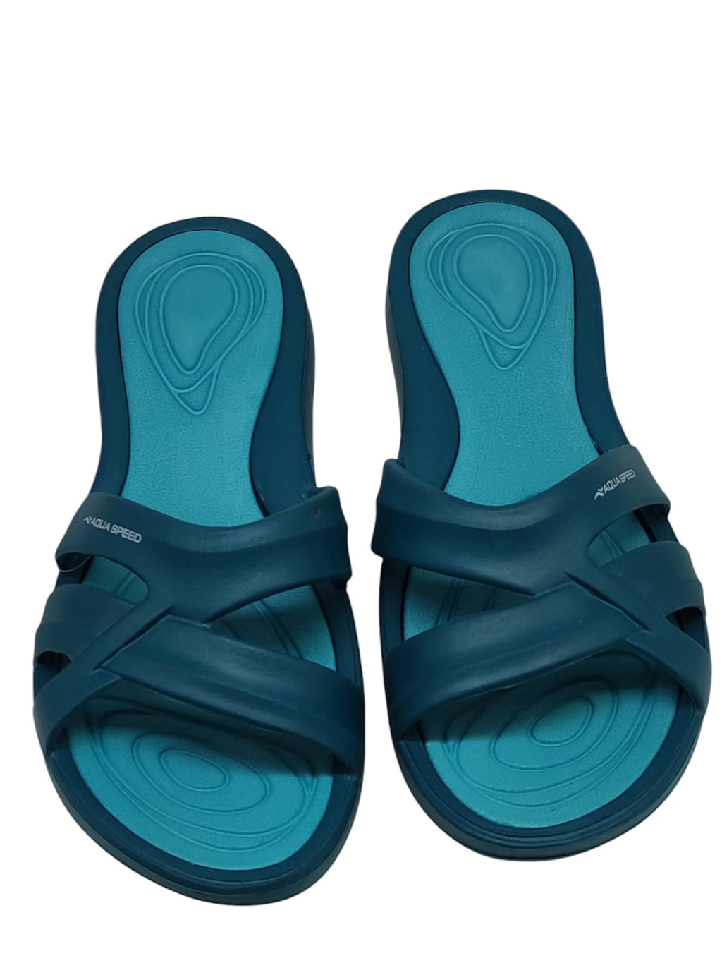 Aqua Speed Set Duschsandalen Damen + Mikrofasertuch Duschschuhe Gr. 40