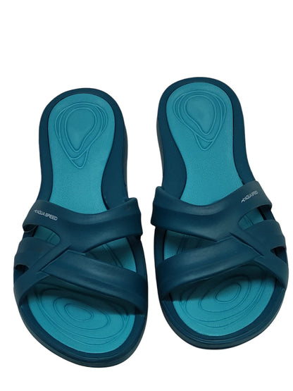 Aqua Speed Set Duschsandalen Damen + Mikrofasertuch Duschschuhe Gr. 40