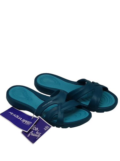 Aqua Speed Set Duschsandalen Damen + Mikrofasertuch Duschschuhe Gr. 40