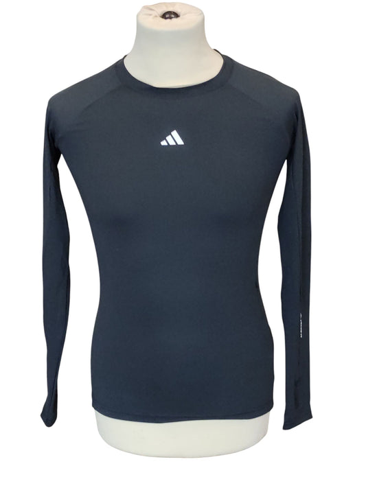 adidas Damen Techfit Training Langarm Langärmeliges T-Shirt Schwarz S