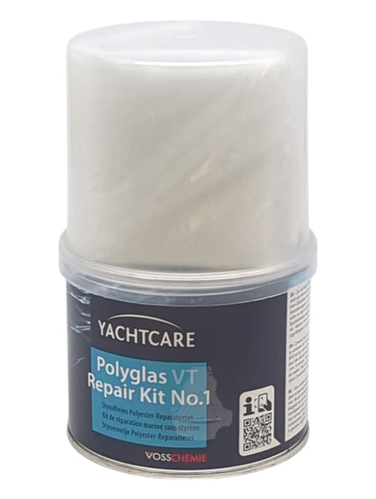 Yachtcare Uni POLYGLAS Repair KIT VT Nr. 1 Polyesterharz 400g