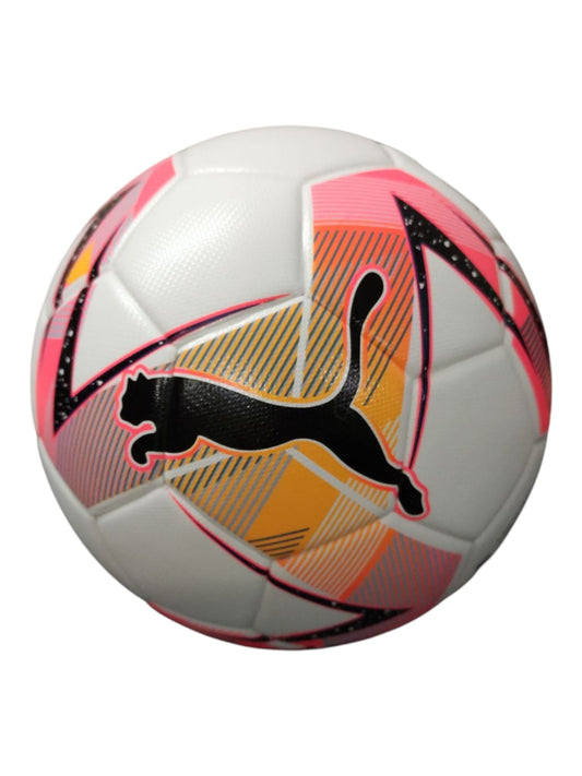 PUMA Futsal 1 Tb FIFA Quality Pro Ball White-Sunset Glow-Sun Stream Gr 4 (62 cm)
