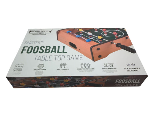Mainstreet Classics 20-Zoll-Kicker/Fußball-Brettspiel braun
