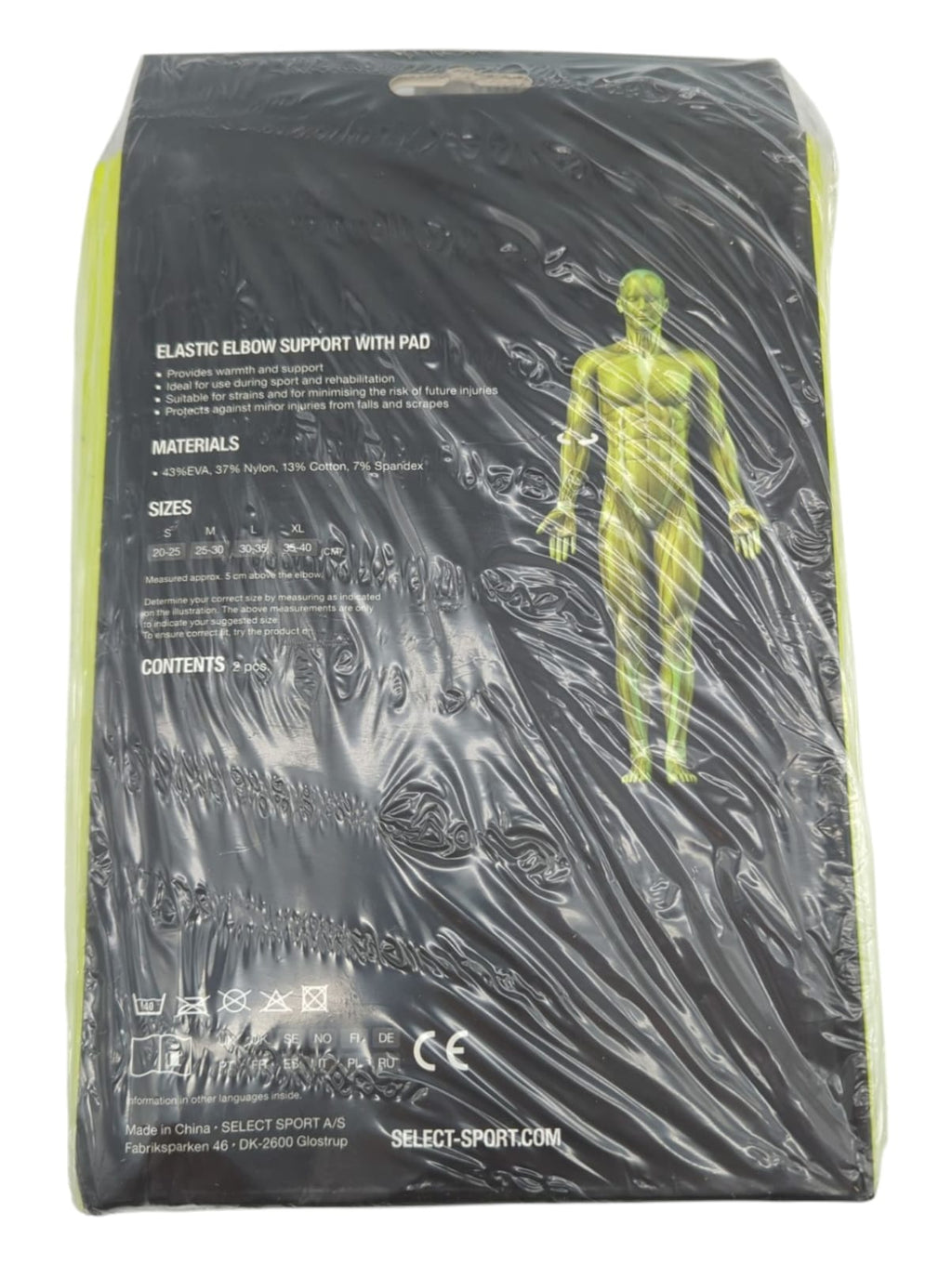 Derbystar 7059 Ellenbogenbandage Unisex Sportbandage Größe M Schwarz