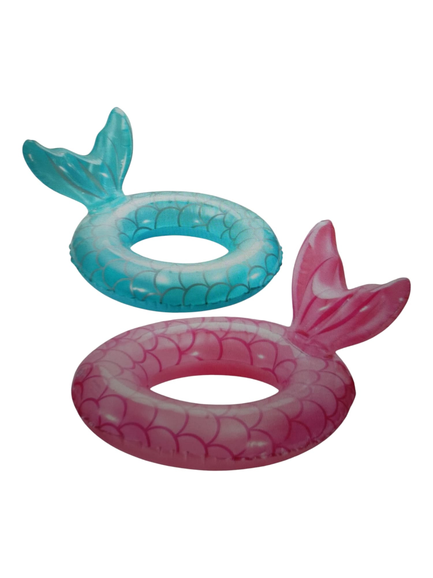 HeySplash Meerjungschwanz Schwimmring Aufblasbar Schwimmreifen Kinder
