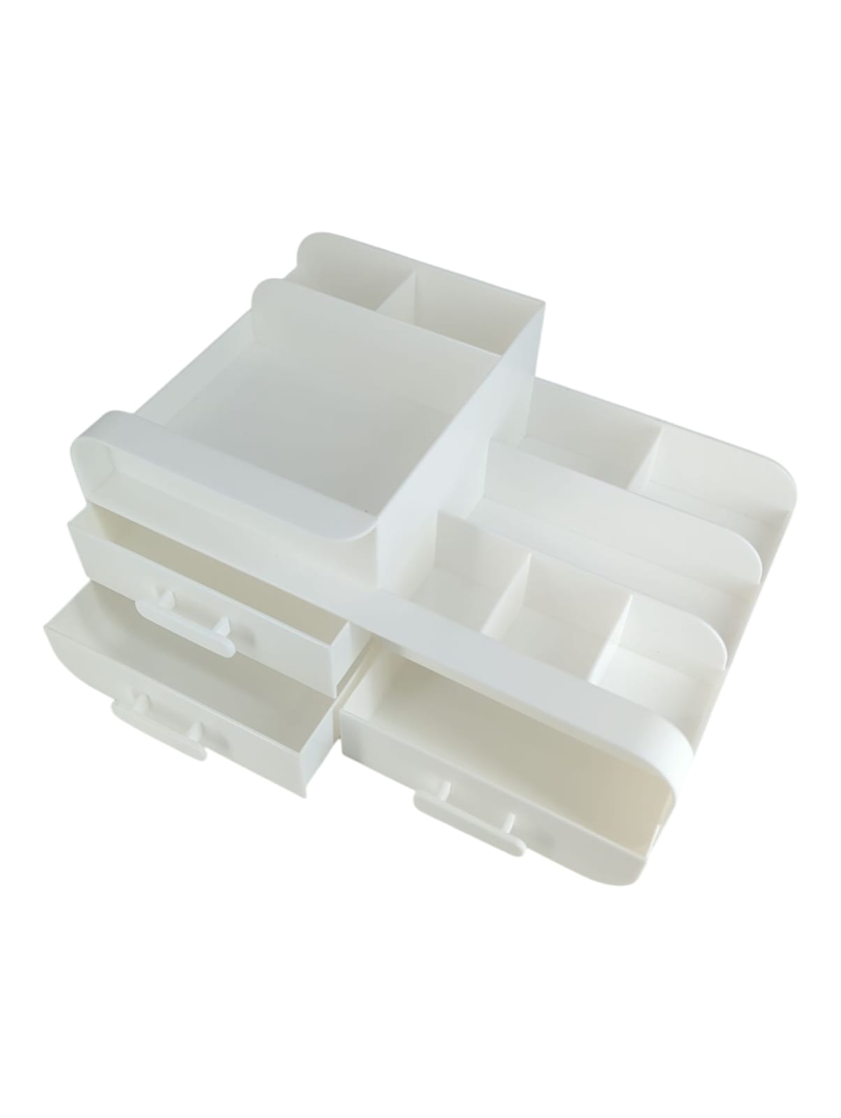 Macallen Kosmetik-Organizer weiß mit 9 Fächern