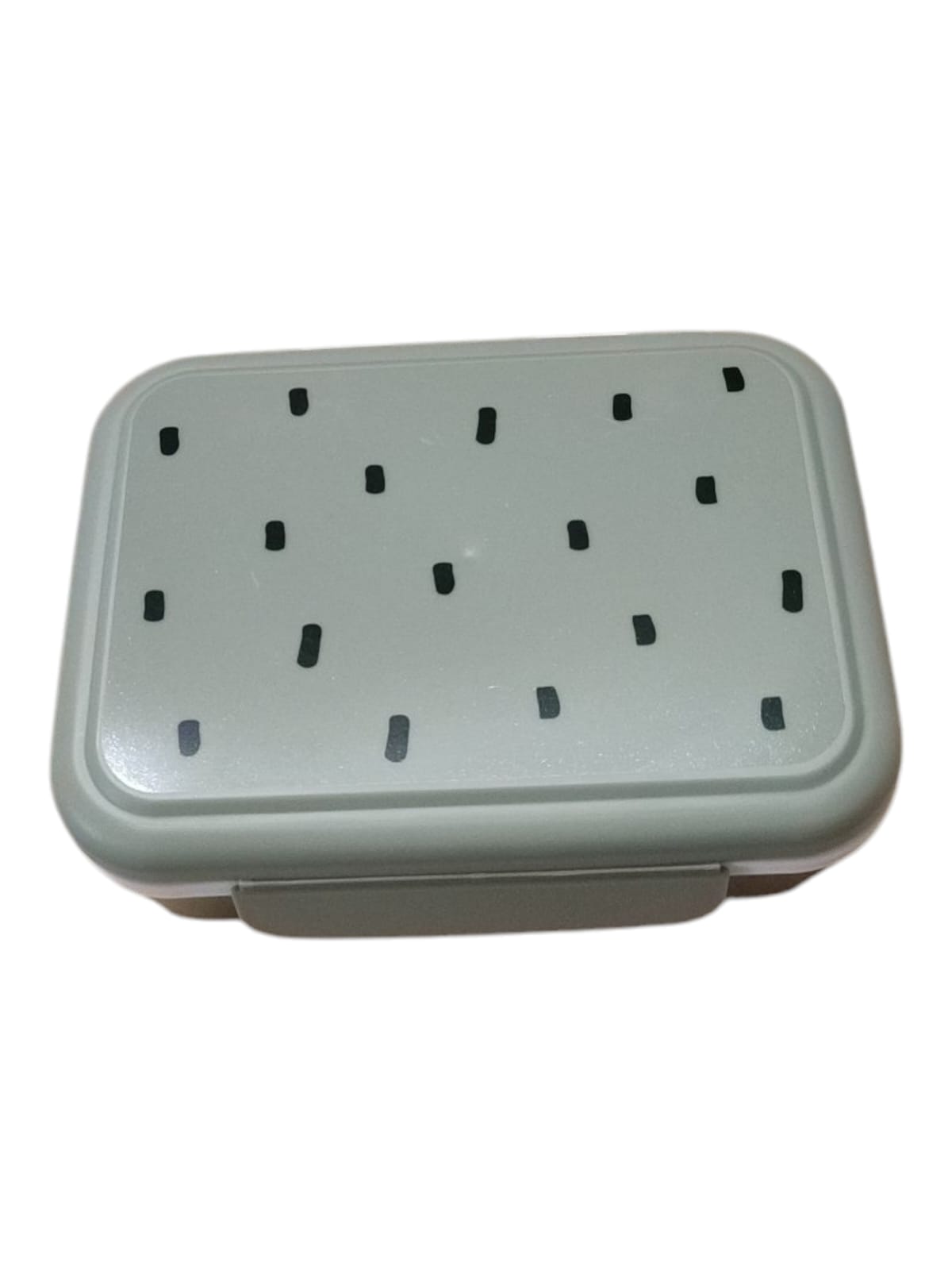 Lässig Edelstahl Brotdose Lunchbox Happy Prints Light Olive