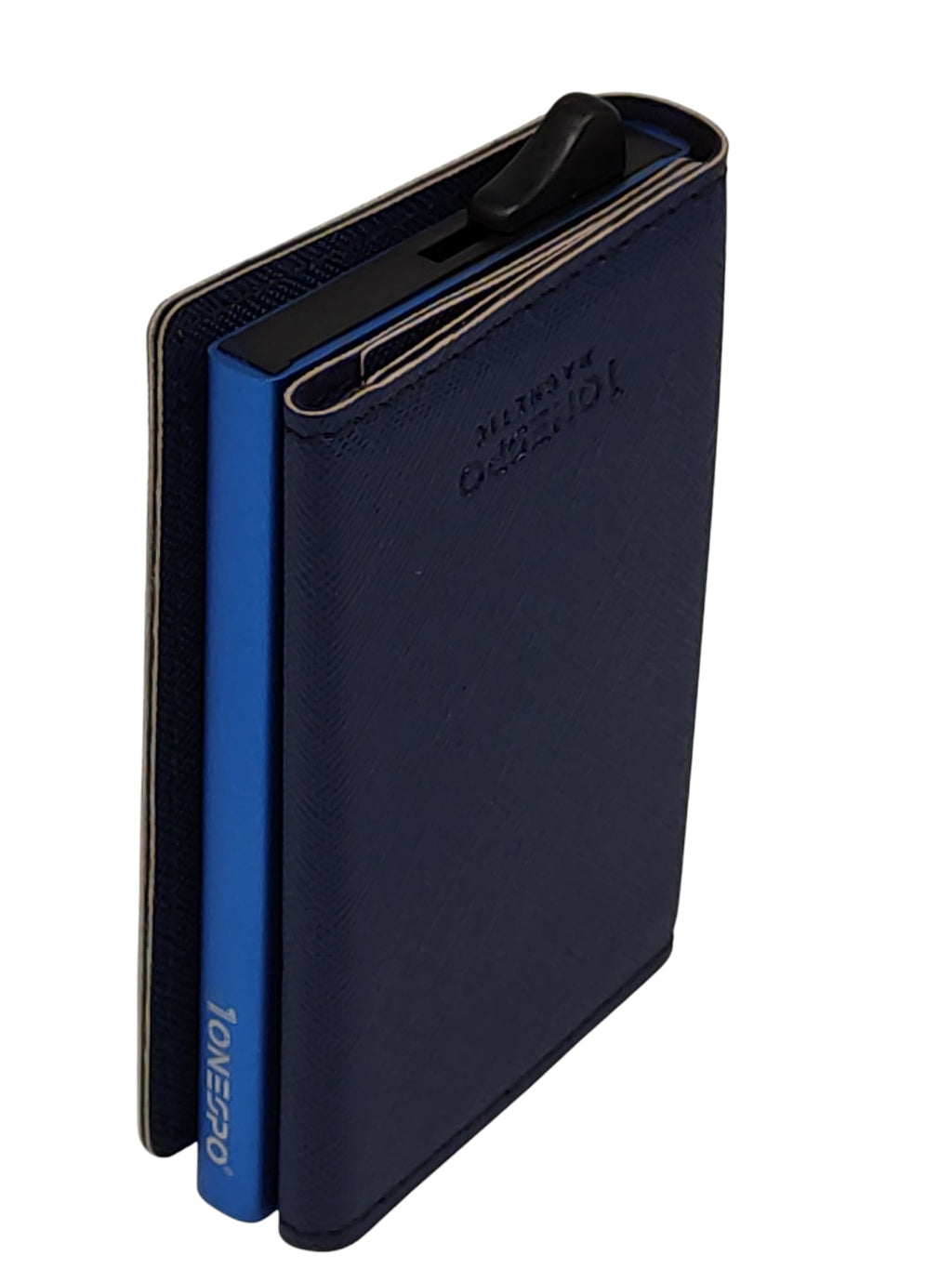 Sinum MAGNETIC Saffiano Leder Portemonnaie RFID Blau