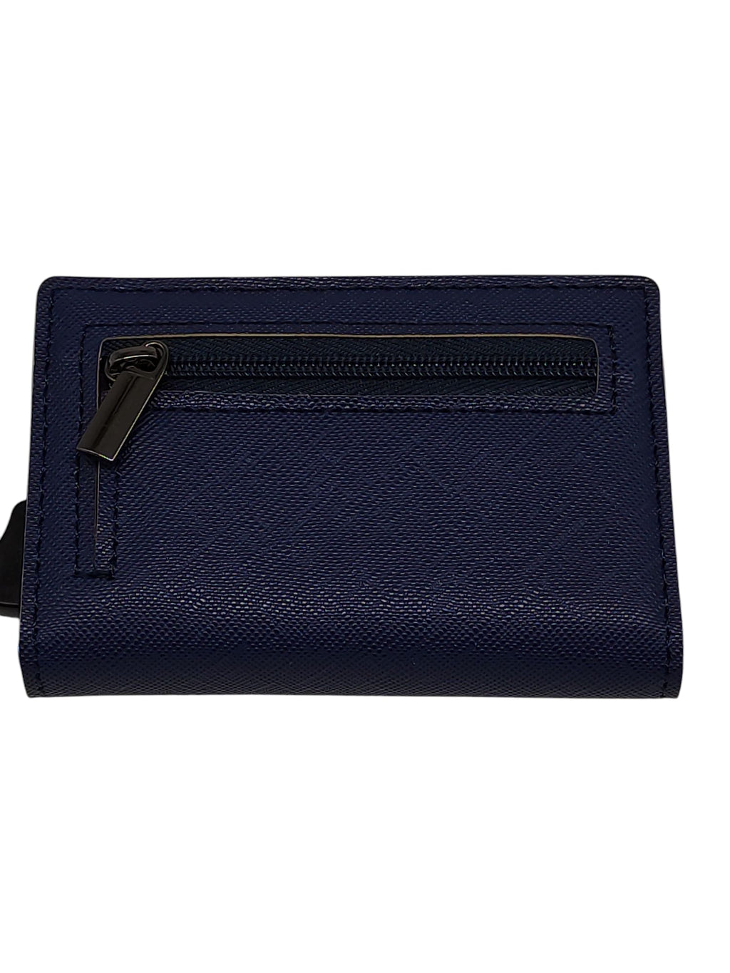 Sinum MAGNETIC Saffiano Leder Portemonnaie RFID Blau