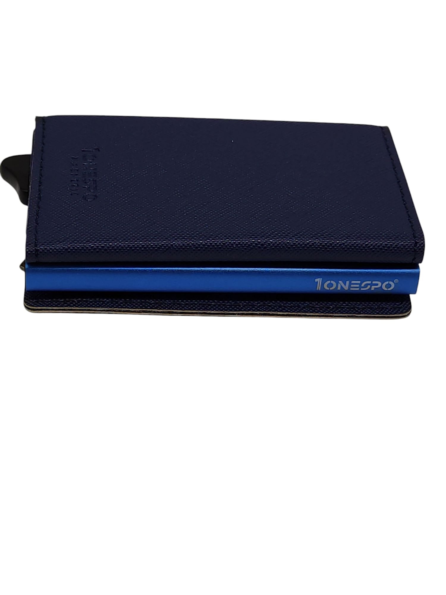Sinum MAGNETIC Saffiano Leder Portemonnaie RFID Blau