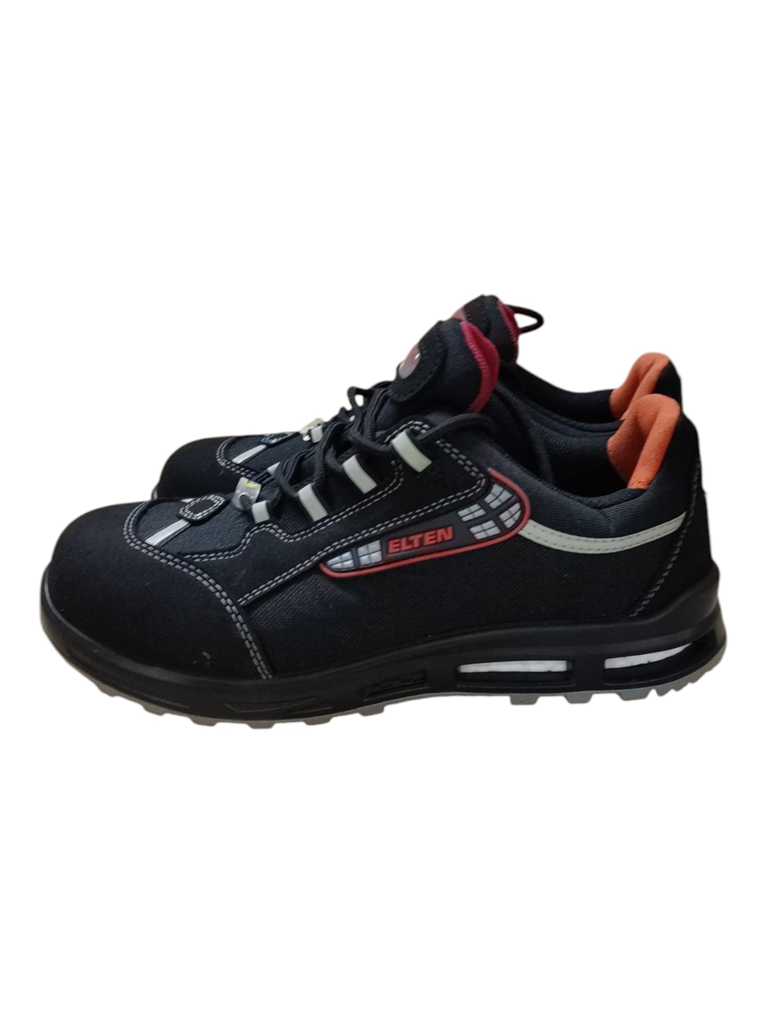 ELTEN SENEX XXT ESD S3 Sicherheitsschuhe Unisex Arbeitsschuhe Gr. 43 Schwarz/Rot