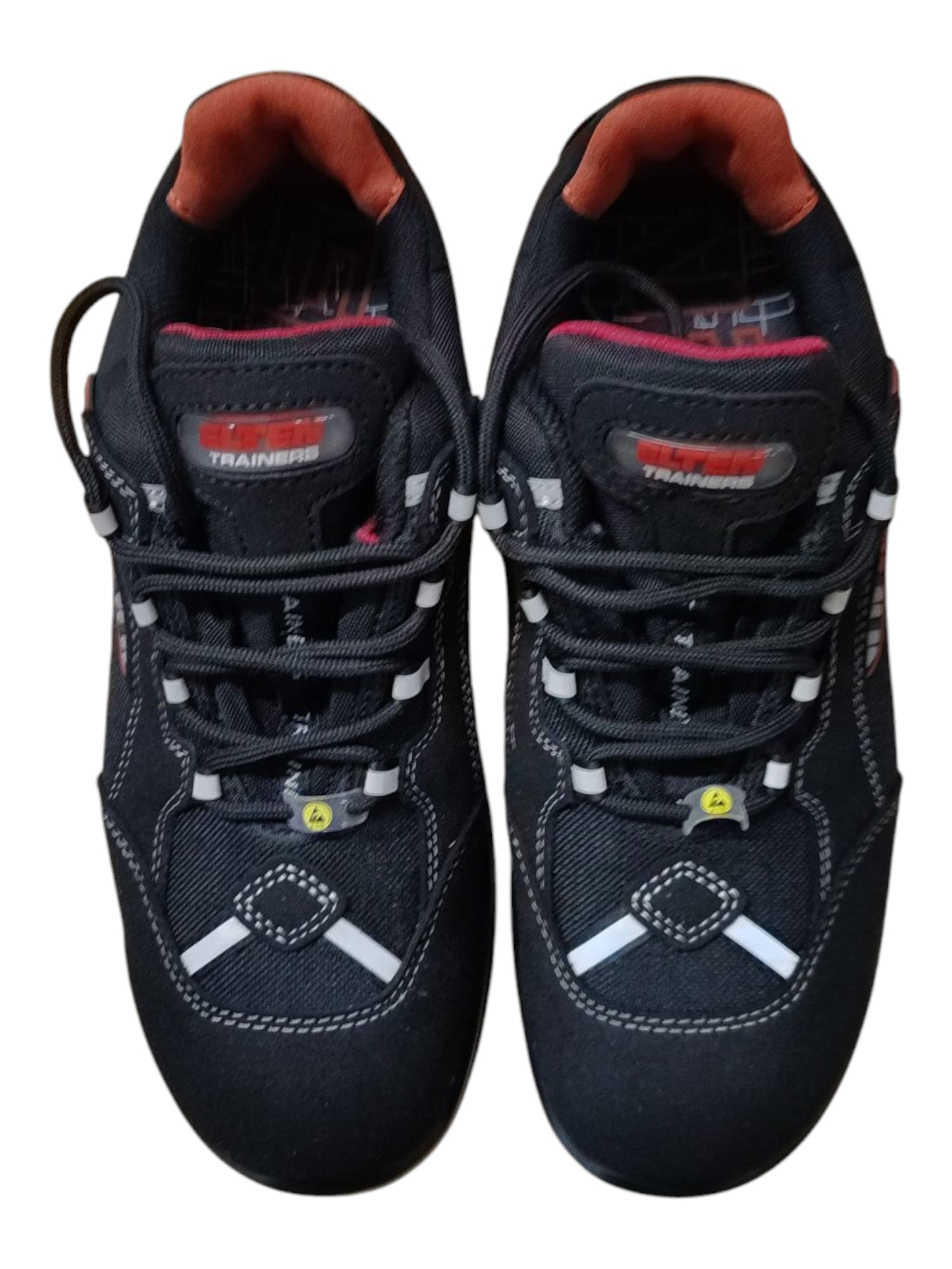ELTEN SENEX XXT ESD S3 Sicherheitsschuhe Unisex Arbeitsschuhe Gr. 43 Schwarz/Rot