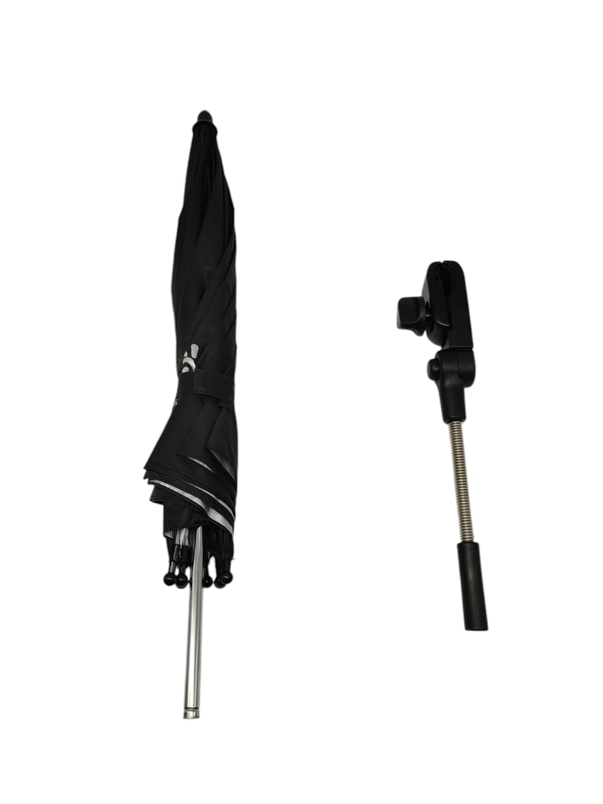 Altabebe Regenschirm 70 cm UV-Schutz Schwarz