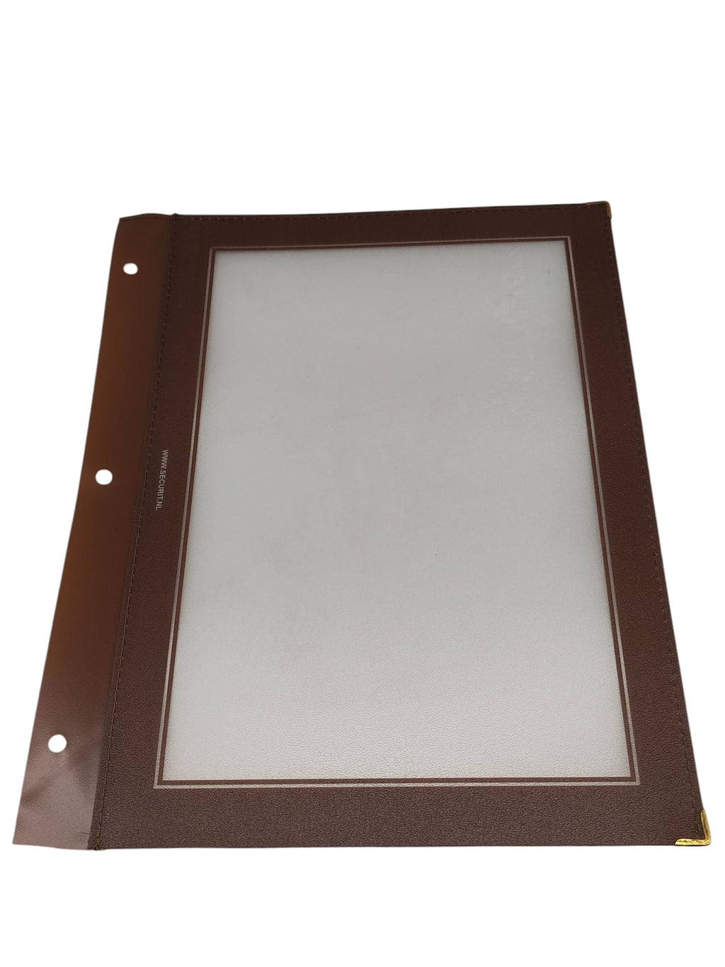 Securit Wood Range Inserts A4 5 pieces brown