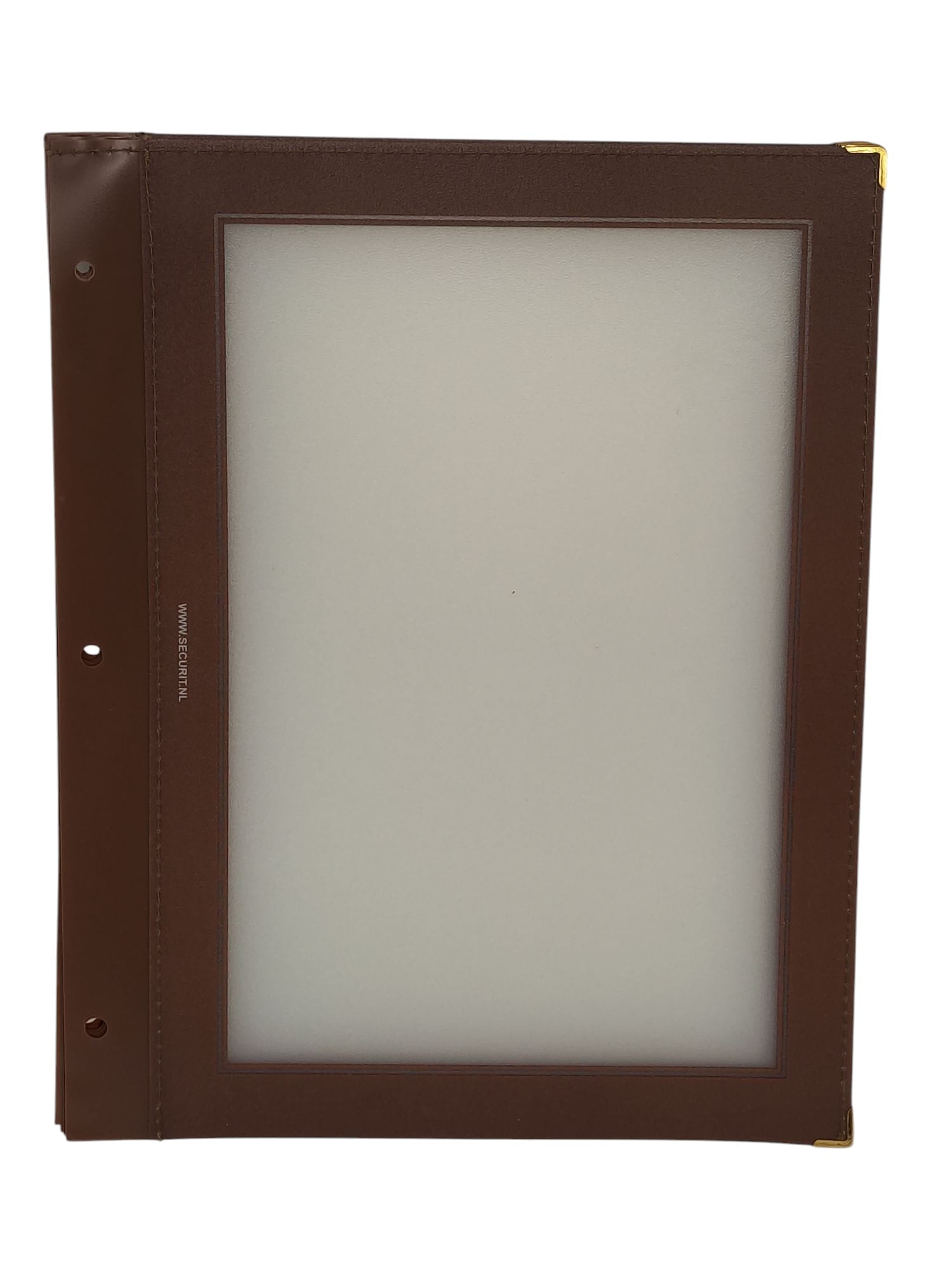 Securit Wood Range Inserts A4 5 pieces brown