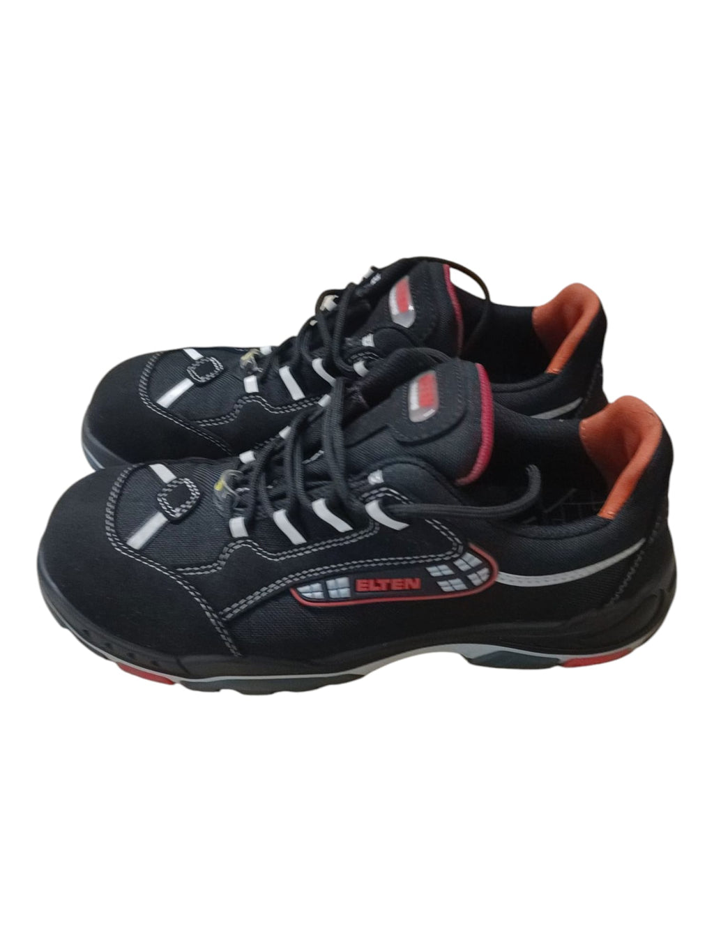 ELTEN SENEX ESD S3 Sicherheitsschuhe schwarz rot Größe 46
