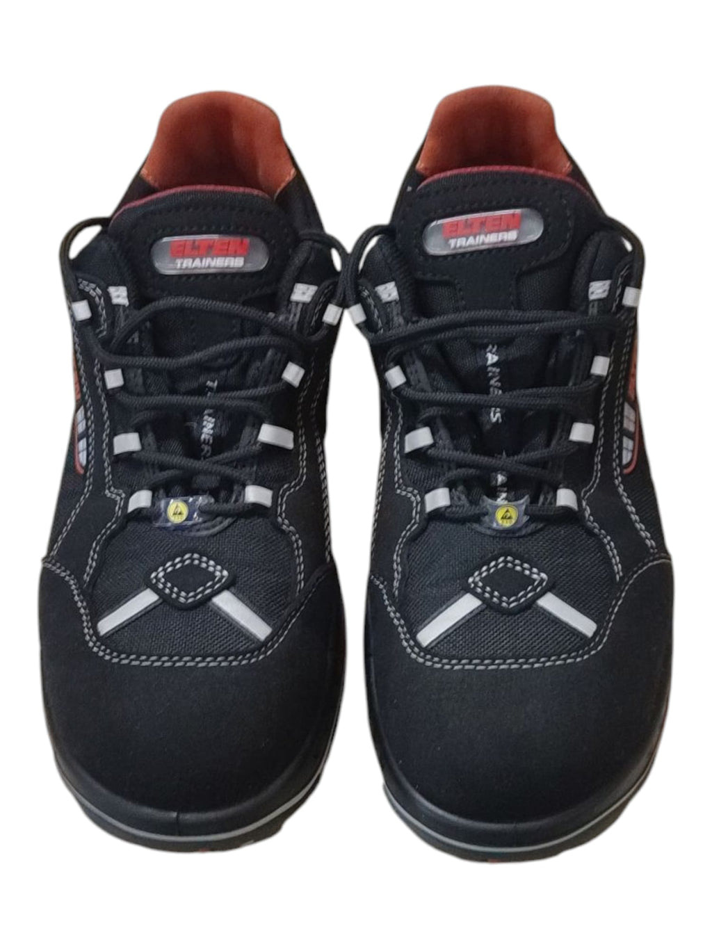 ELTEN SENEX ESD S3 Sicherheitsschuhe schwarz rot Größe 46