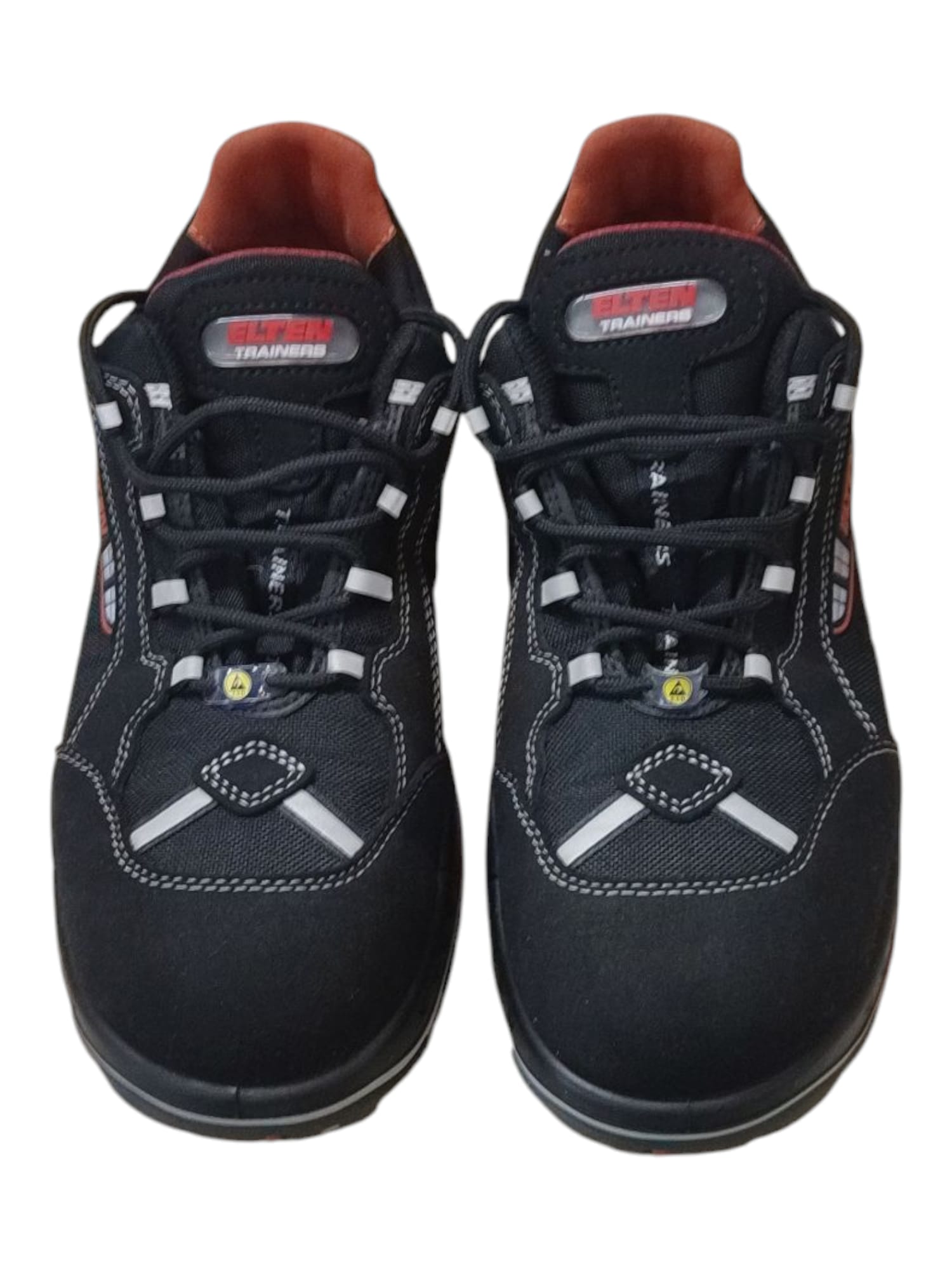 ELTEN SENEX ESD S3 Sicherheitsschuhe schwarz rot Größe 46