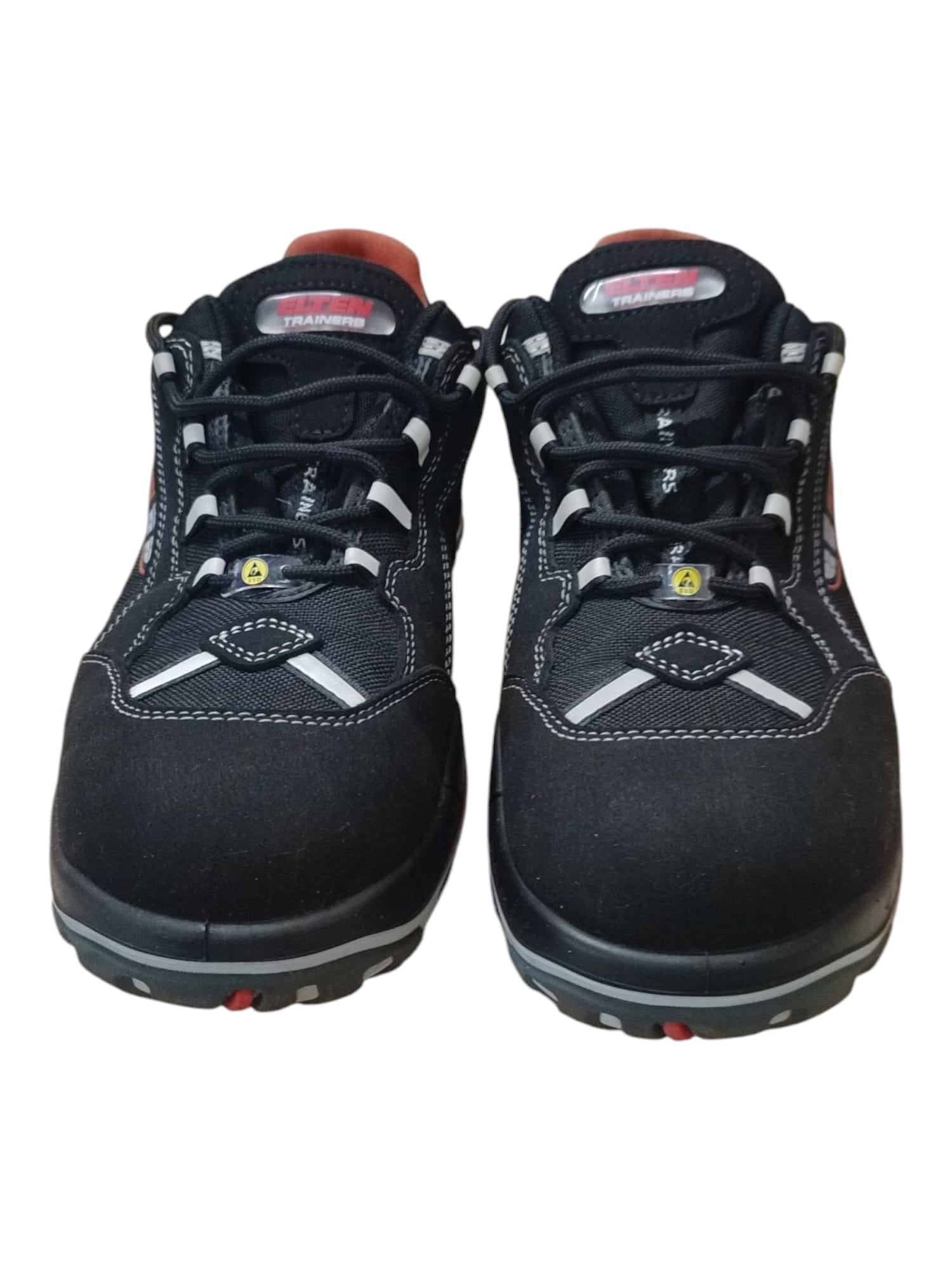 ELTEN SENEX ESD S3 Sicherheitsschuhe schwarz rot Größe 46