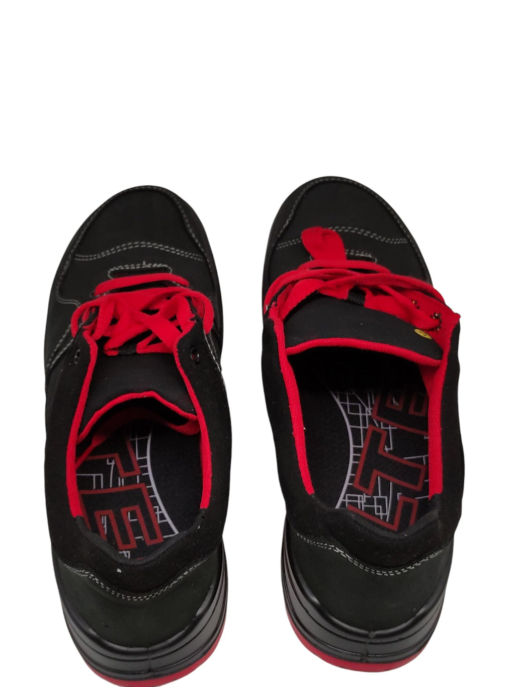 ELTEN MAVERICK Low ESD S3 Sicherheitsschuhe Herren Leder Gr. 45 Schwarz/Rot