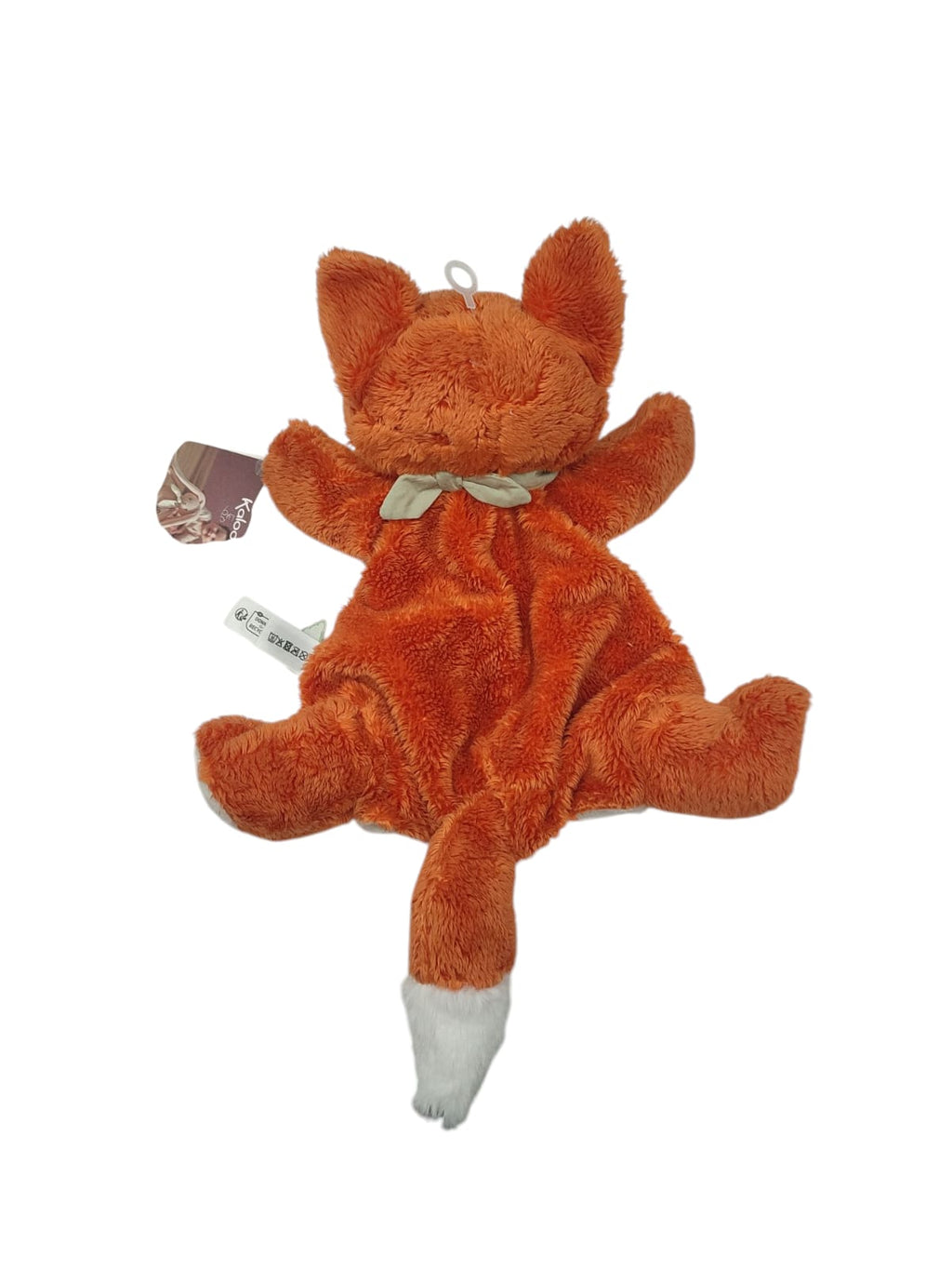 Les Amis Paprika Renard Doudou Marionnette Orange