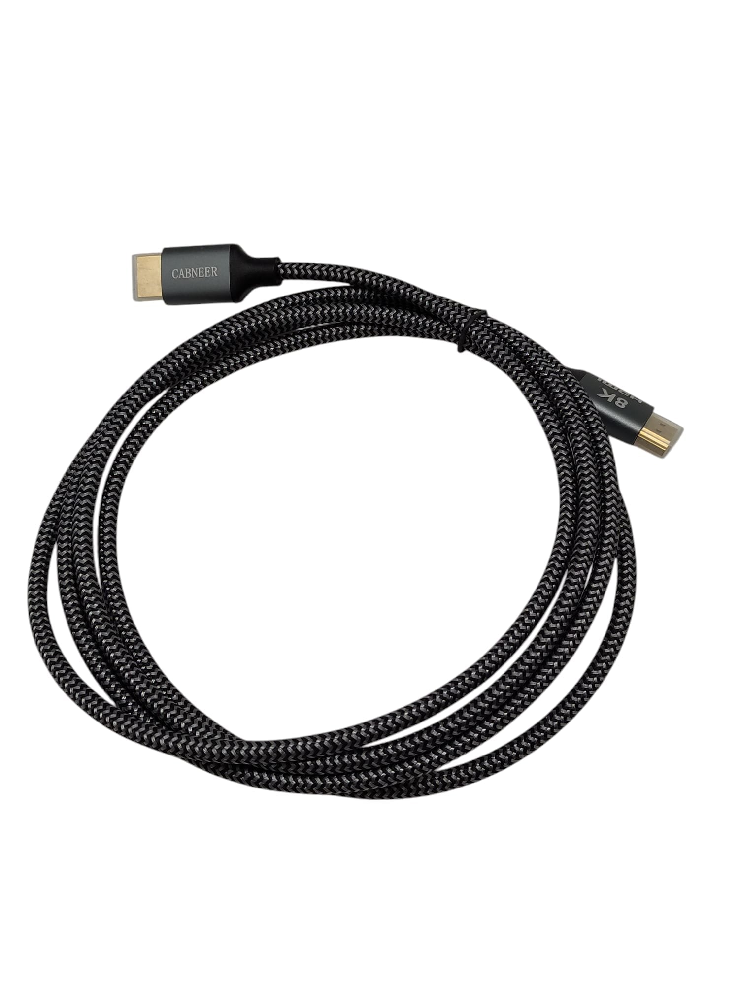 CABNEER 8K HDMI 2.1 Cable 2m, HDMI Ultra High 48 Gbps 8K@60Hz 4K