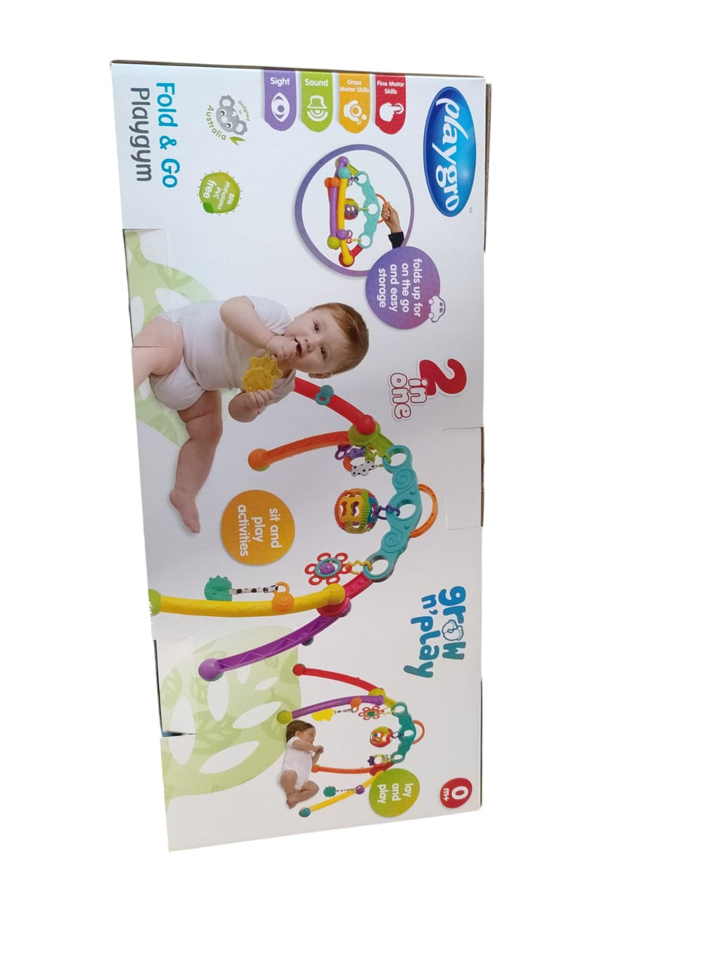 Playgro Fold and Go Activity Spielbogen zusammenklappbar