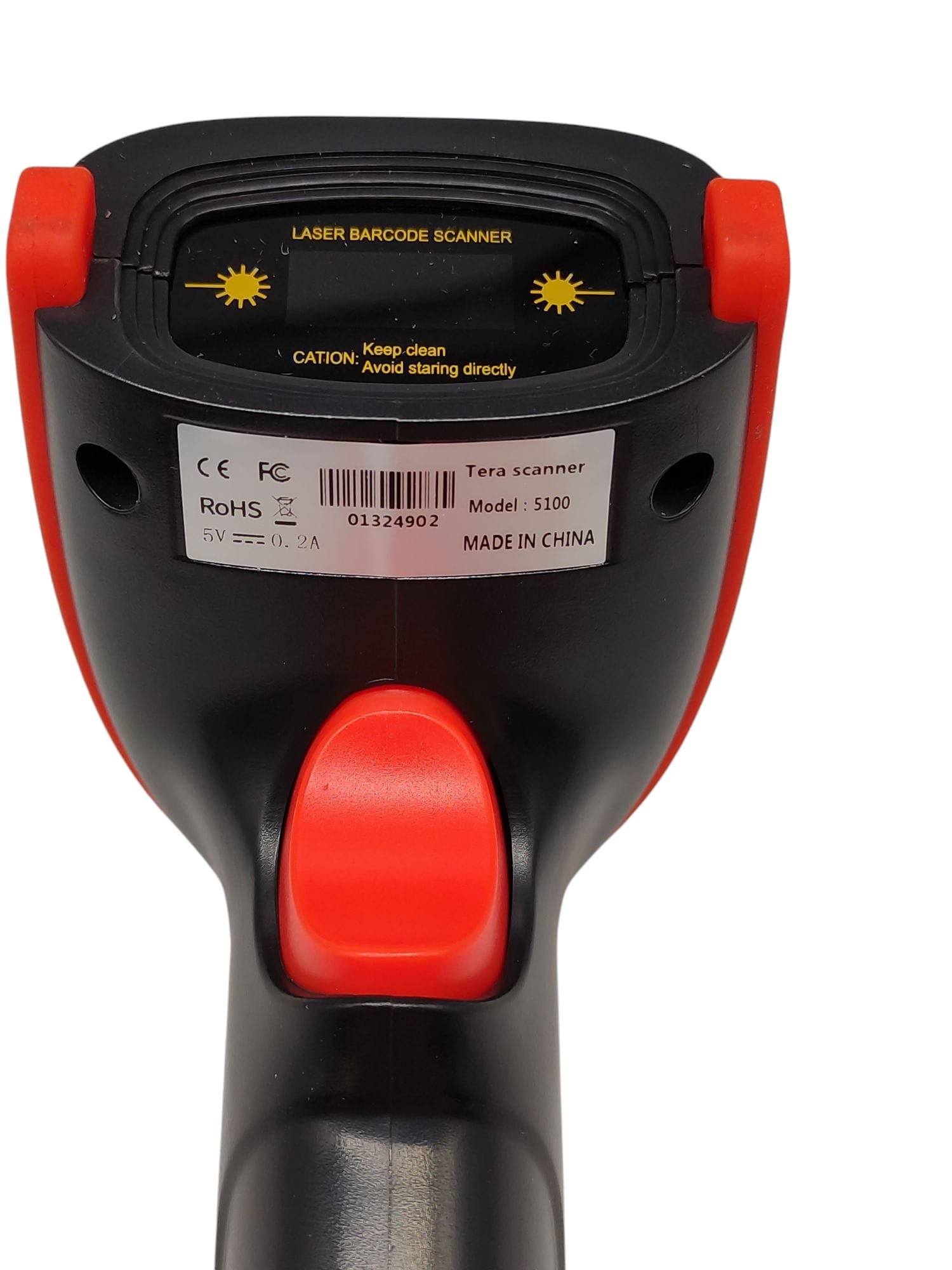 Tera 1D Wireless Barcode Scanner with Battery Level Indicator