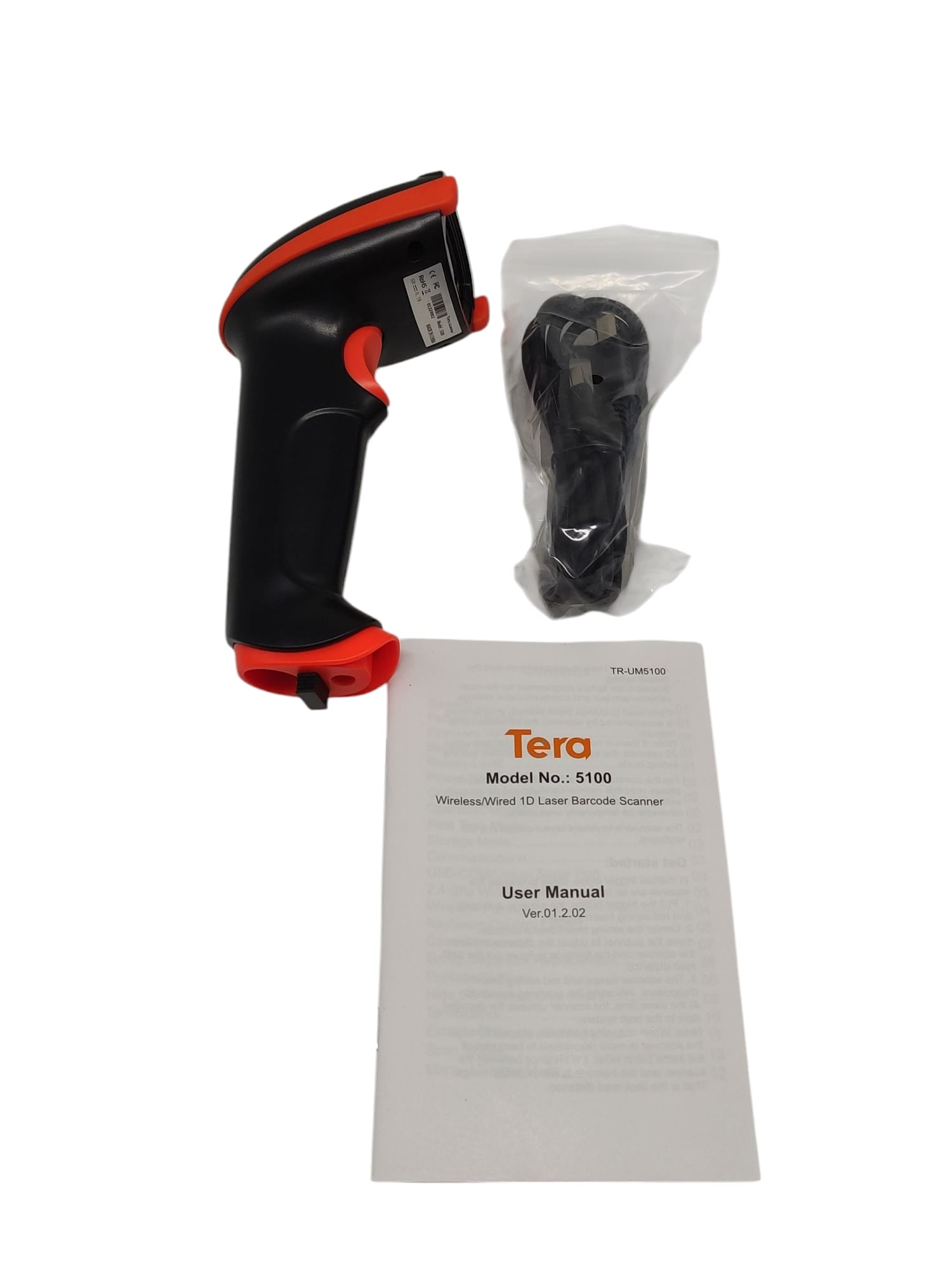 Tera 1D Wireless Barcode Scanner with Battery Level Indicator