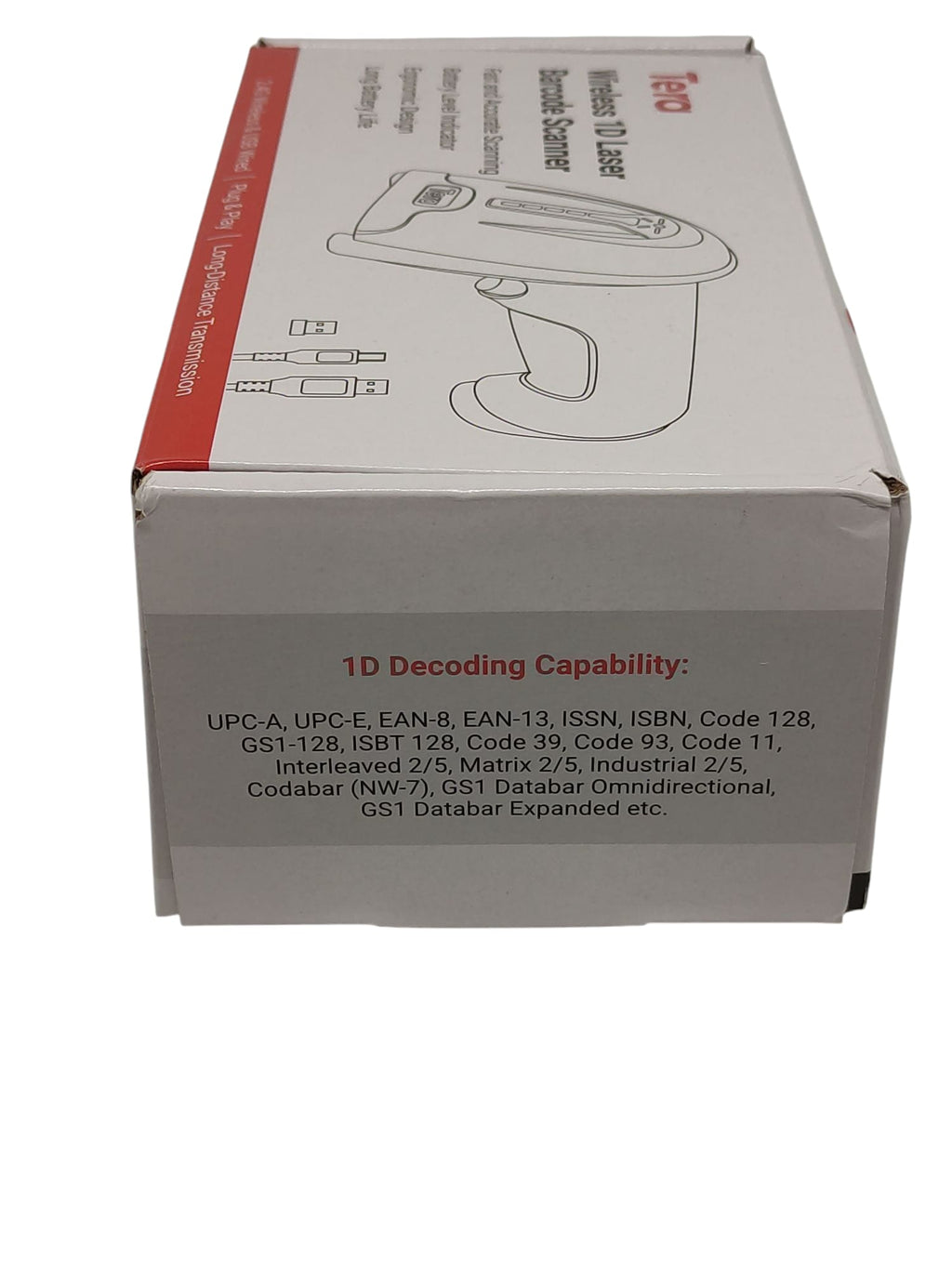 Tera 1D Wireless Barcode Scanner with Battery Level Indicator