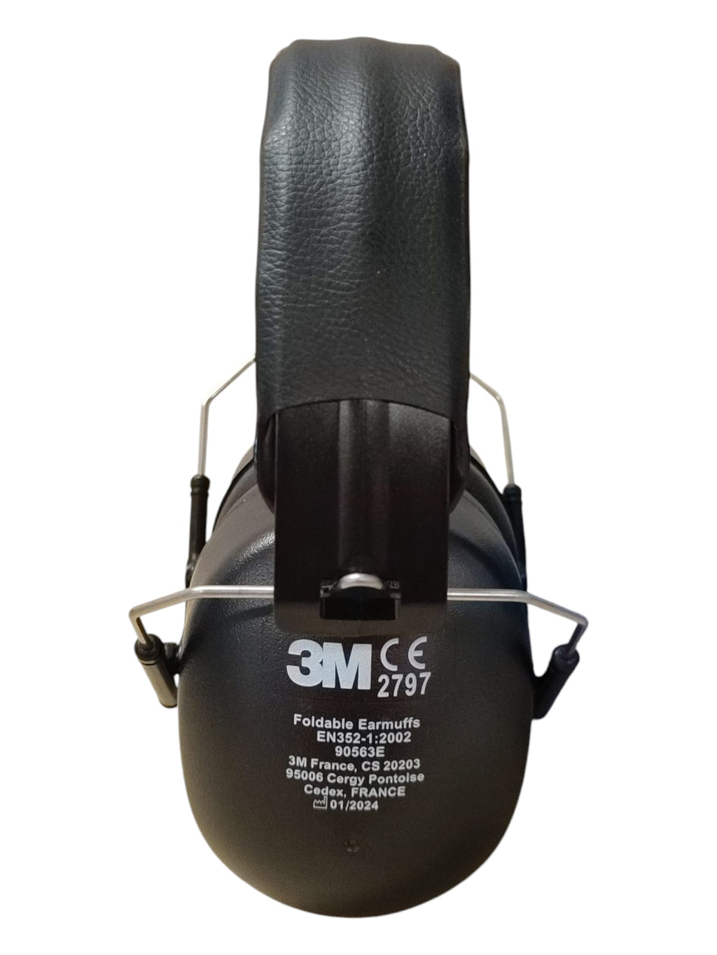 3M Kapselgehörschutz 90563E Faltbar Gehörschutz Schwarz