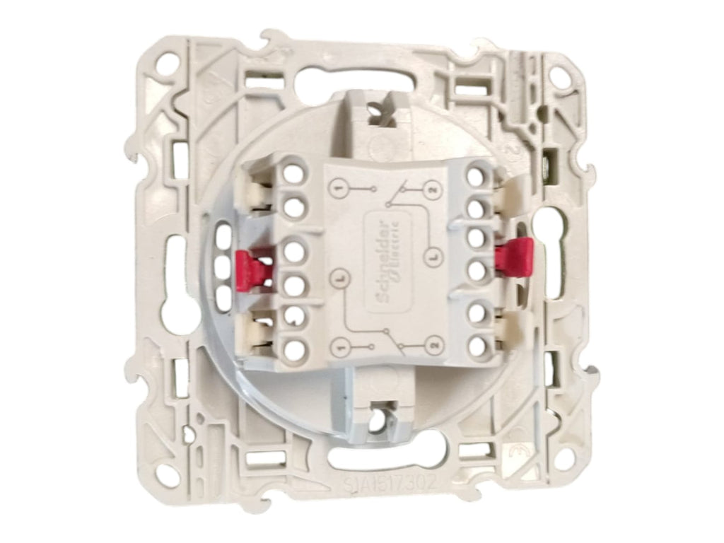 Odace VA Et Vient Schieber Aluminium 10A Schalter NO NF