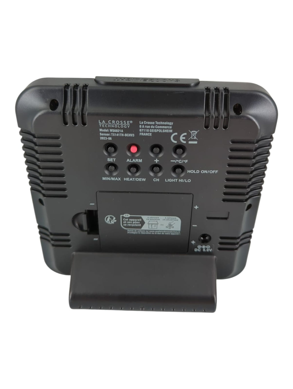 Wetterstation La Crosse Technology mit Farb-LCD-Display  Schwarz