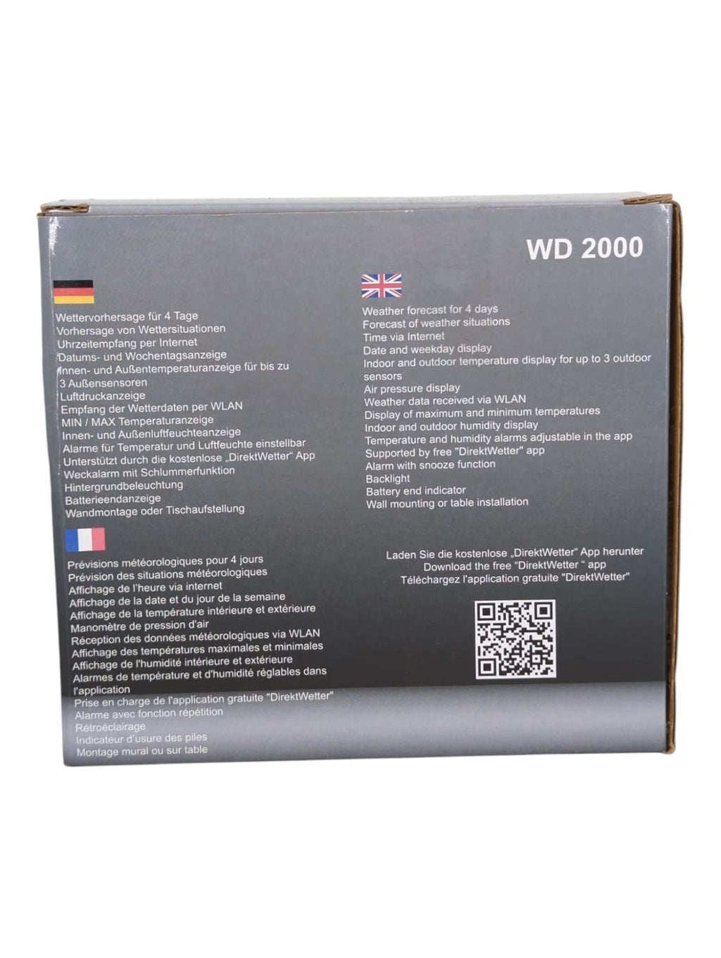 Technoline WD2000 Internet Wetterstation Direkt Wetter