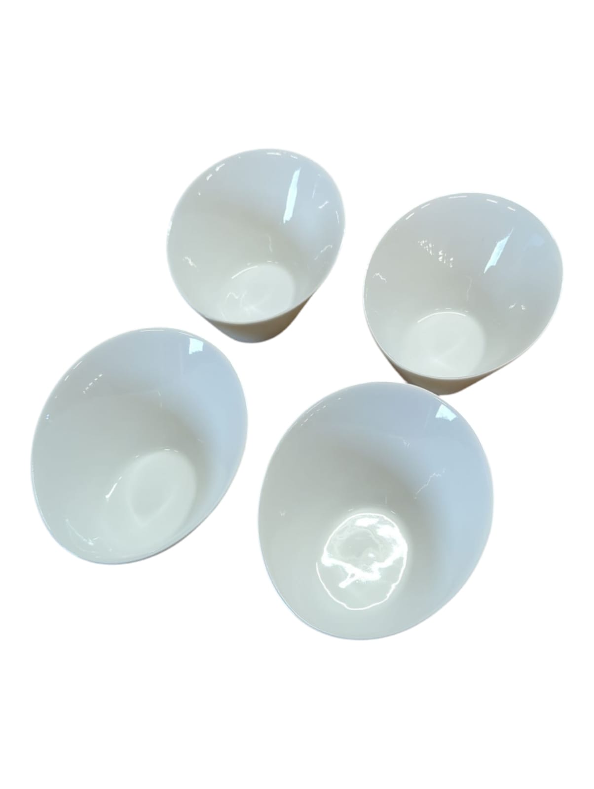 Olympia Whiteware ovale Schalen 154x133 mm 335 ml 4 Stück